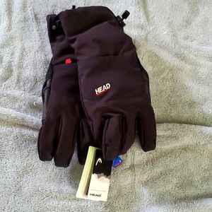 Head black ski gloves size Large